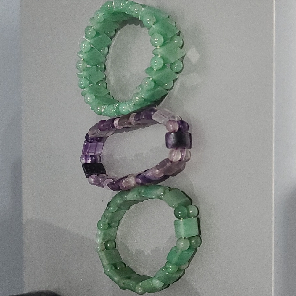 QTY 3 stretch bracelet